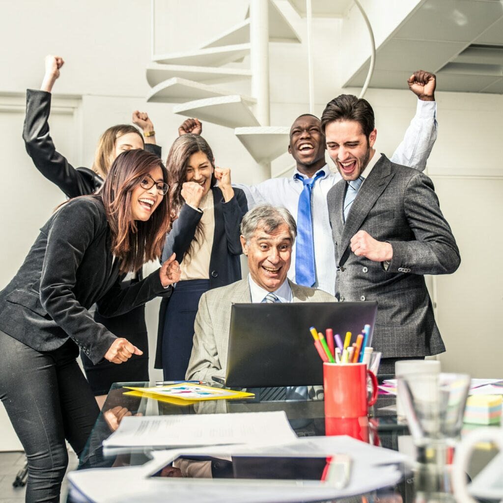 Business team in office