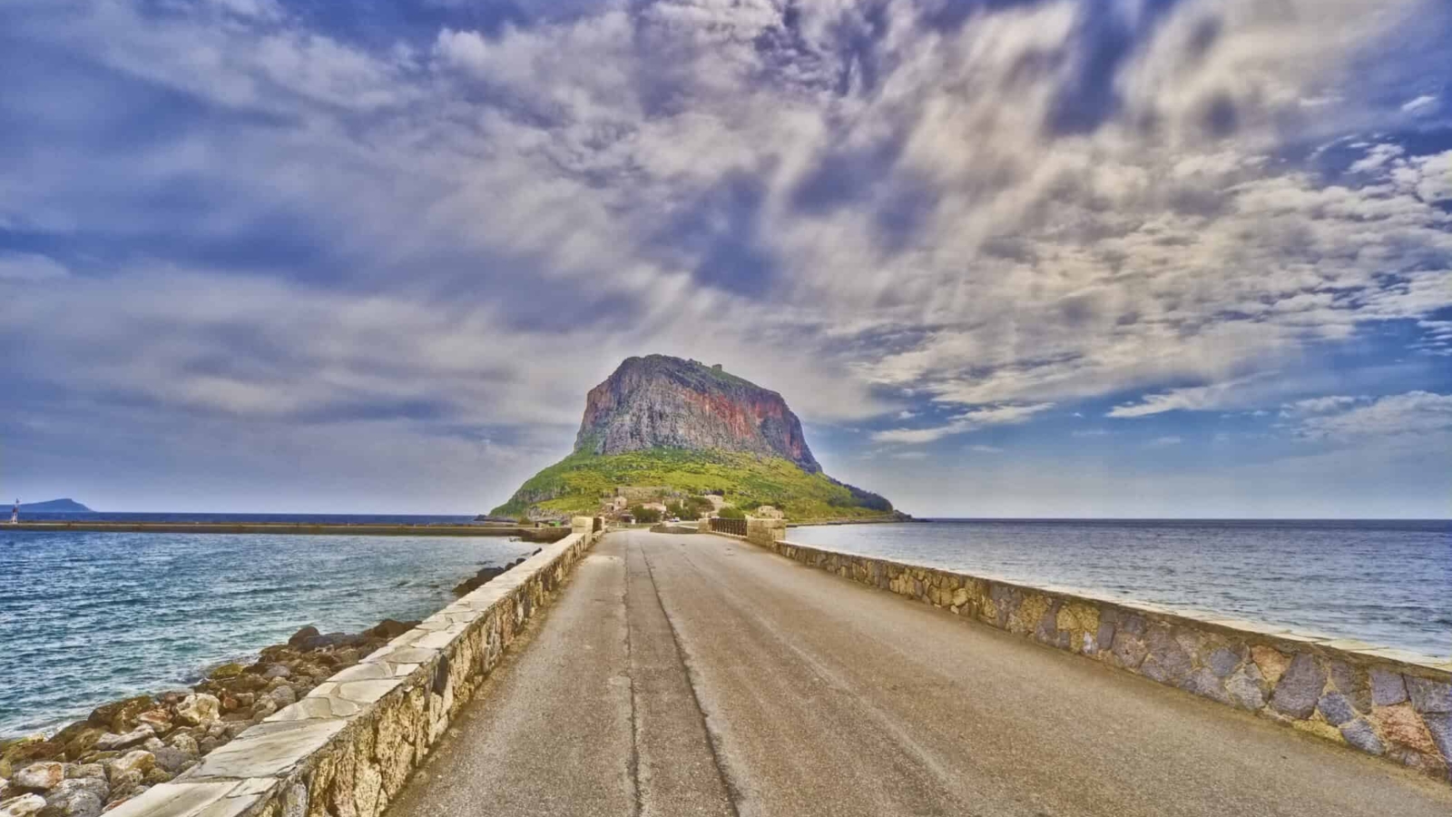 Island of Monemvasia in Greece